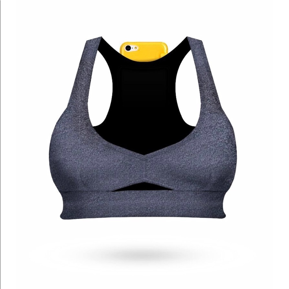NWT Acai Berry Fashion Mescla Sports Bra Top